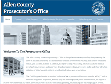 Tablet Screenshot of allencountyprosecutor.com
